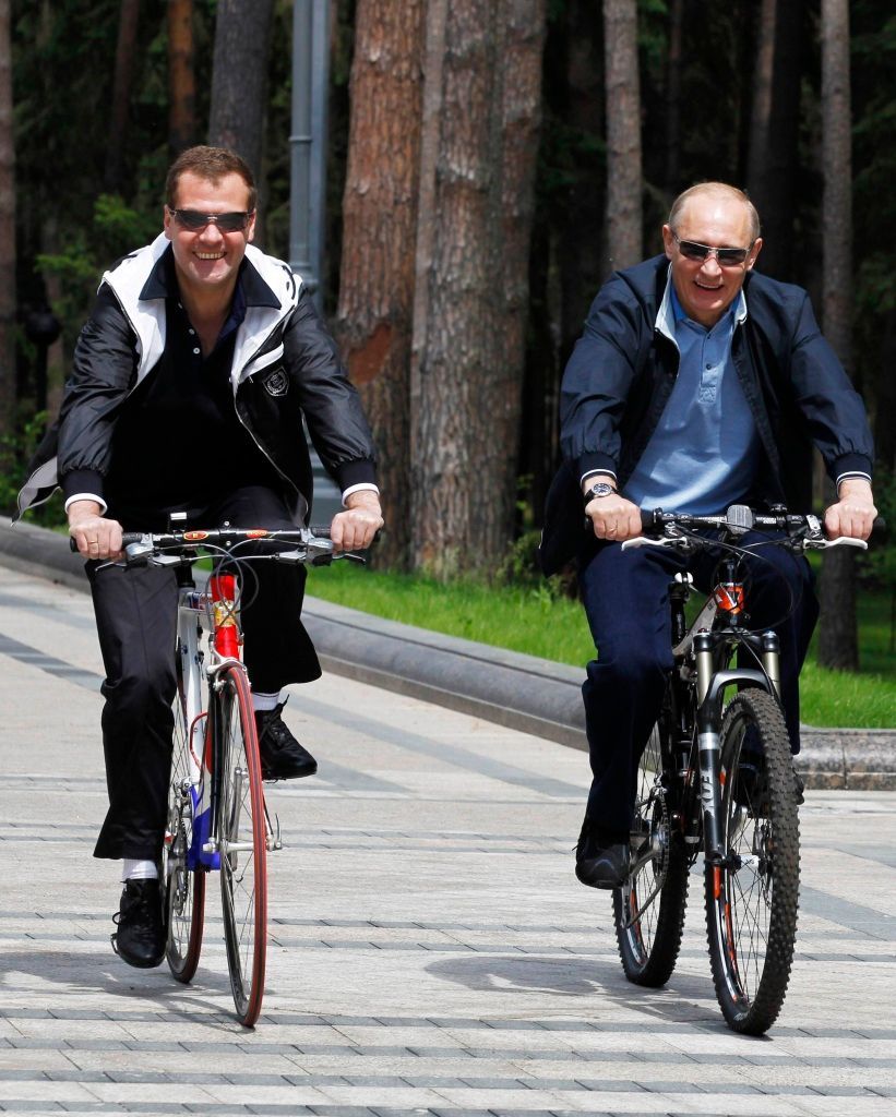 Vladimír a Dmitrij, kamarádi na kolech