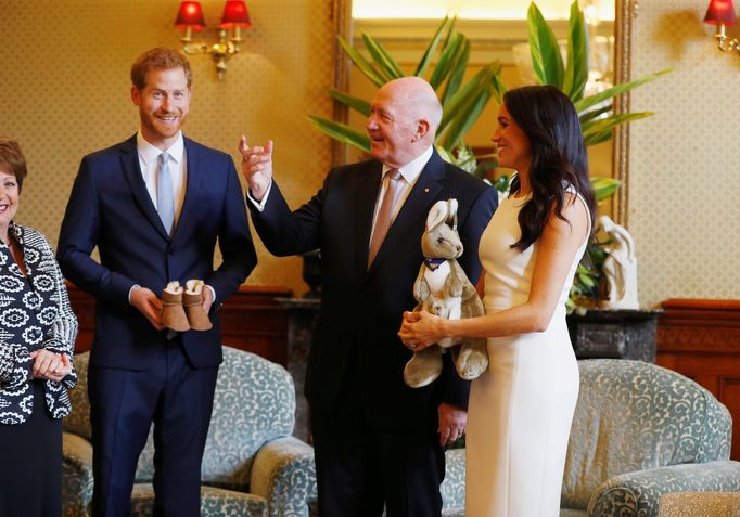 Vévodkyně Meghan a princ Harry v Austrálii