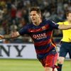 Evropský superpohár, Barcelona-Sevilla: Lionel Messi (Barcelona) slaví gól