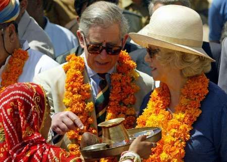 Princ Charles na návštěvě Indie
