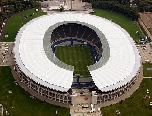 Stadion v Berlíně.