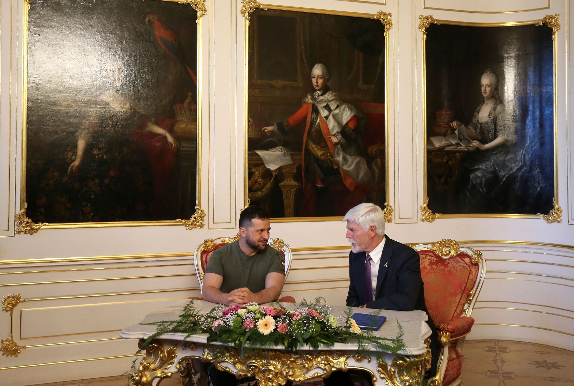 Volodymyr Zelenskyj, Petr Pavel, Praha