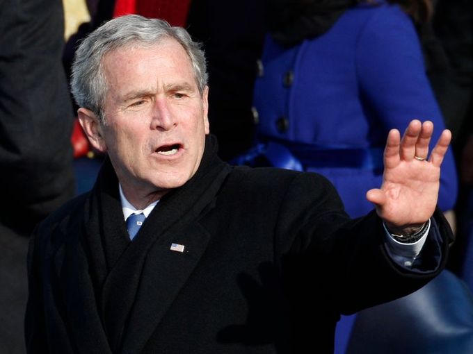 Odstupující prezident George Bush