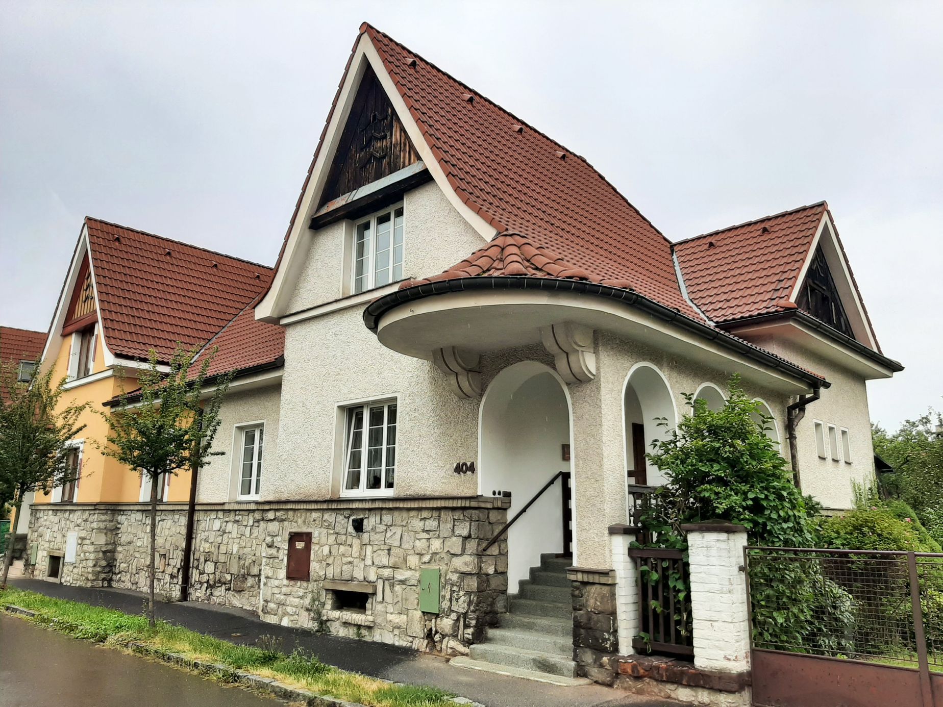 Sušice, vilová čtvrť, vycházka po vilách
