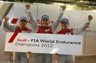 Prvními šampiony znovuobnoveného vytrvalostního šampionátu se stali piloti Audi Benoit Tréluyer, André Lotterer a Marcel Fässler. Stejná trojka letos vyhrála i v Le Mans.