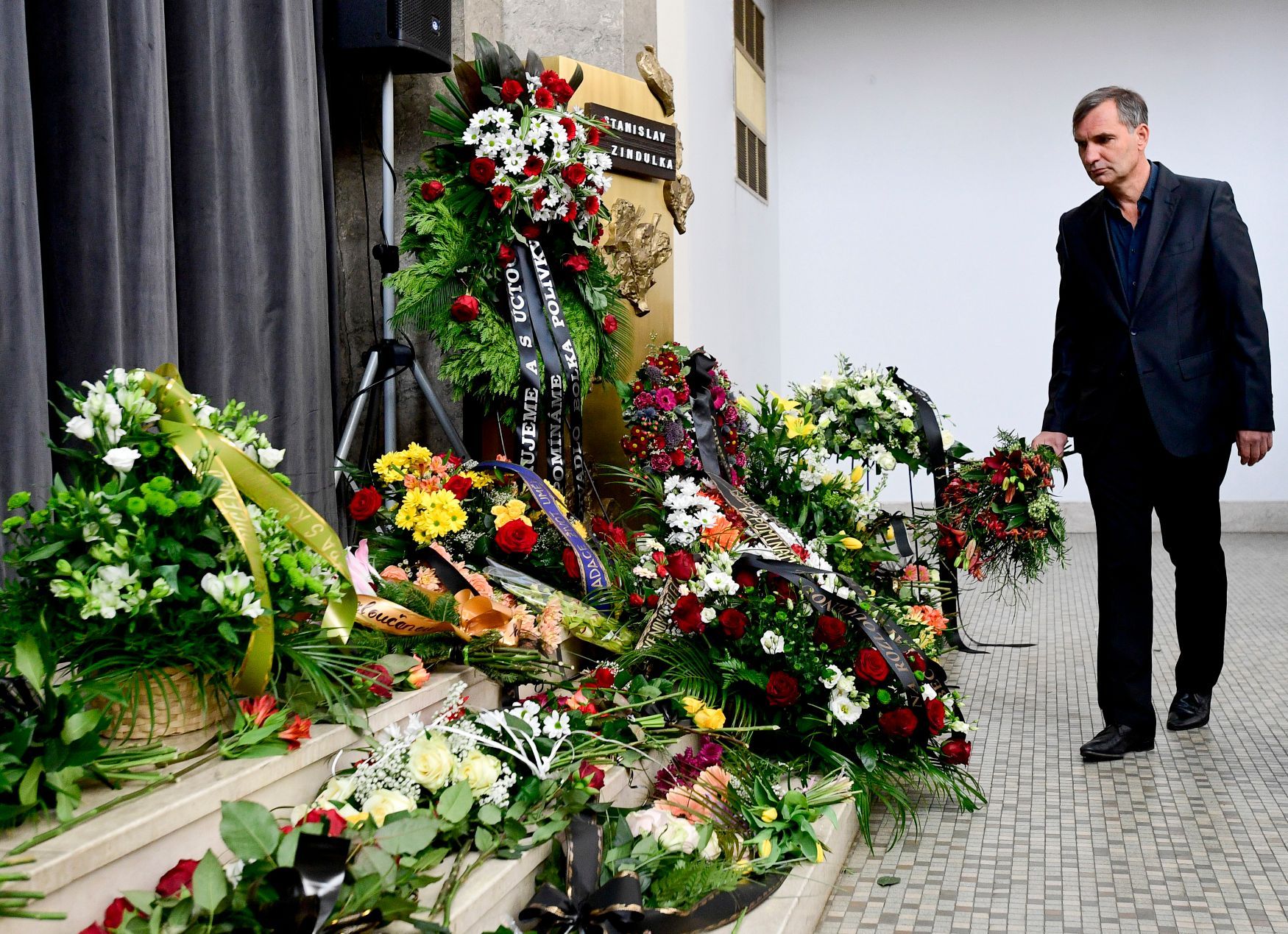 Pohřeb Stanislava Zindulky - Jiří Macháček