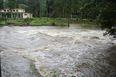 Hrozba povodní na Zlínsku opadla. Hladiny toků po bouřkách a prudkých lijácích už klesají