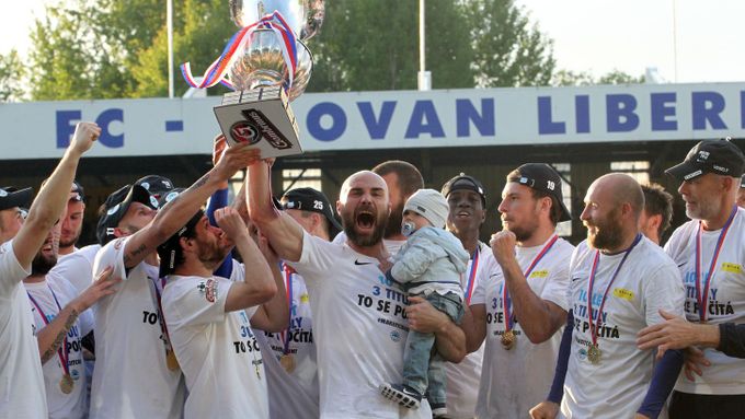 Slovan Liberec získal potřetí v historii titul českého fotbalového mistra