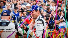Jan Kopecký slaví vítězství na Barum Rallye 2021