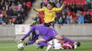 Liga mistryň, Slavia - Arsenal: Olivie Lukášová