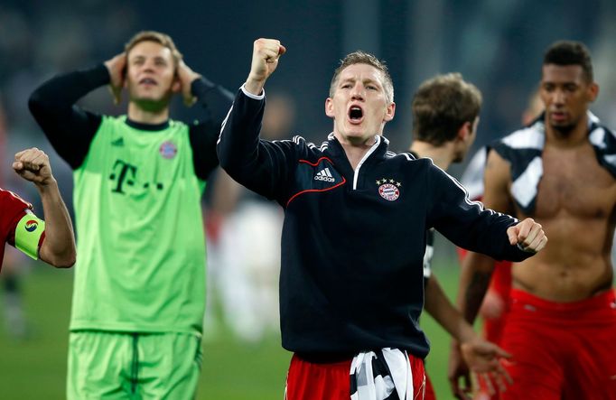 Fotbal, Juventus - Bayern: Bastian Schweinsteiger slaví postup