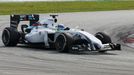 Williams Formula One driver Felipe Massa of Brazil takes a corner during the Malaysian F1 Grand Prix at Sepang International Circuit outside Kuala Lumpur, March 30, 2014.