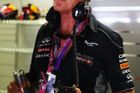 To David Hasselhoff, hvězda seriálů Pobřežní hlídka a Knight Rider, se objevil v boxech Red Bullu...
