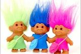 Figurky barevných a roztomile ošklivých Trollů firmy Jakks Pacific
