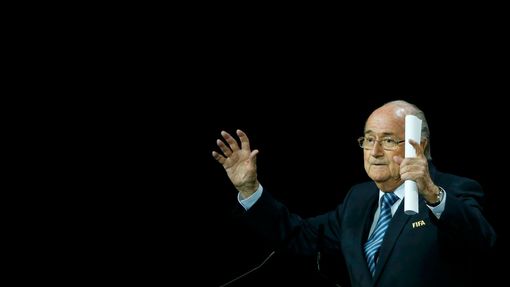 Sepp Blatter na kongresu FIFA 2015