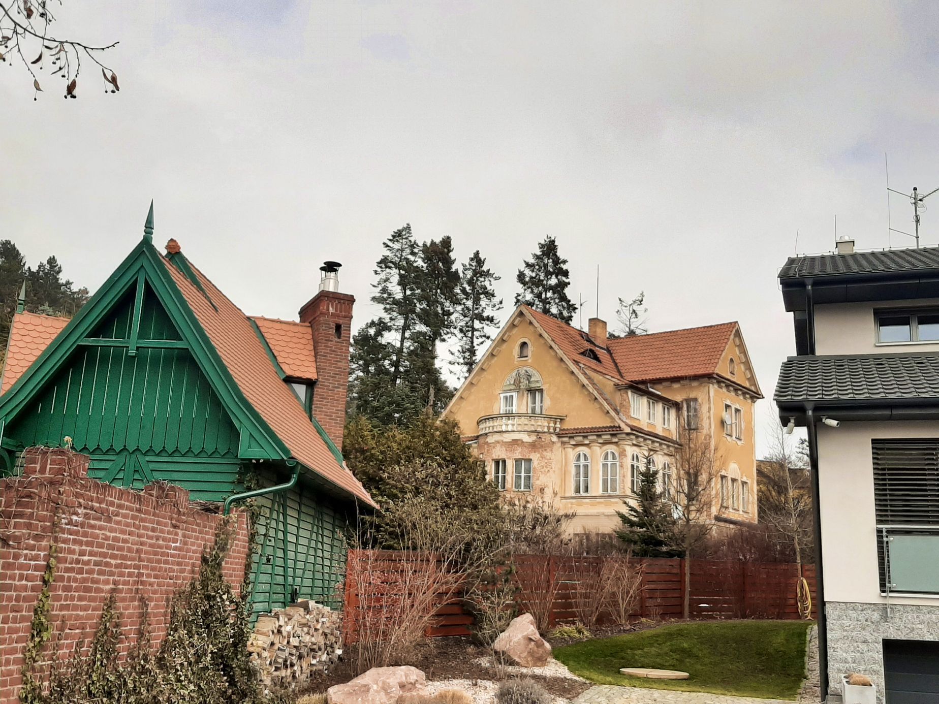 Hodkovičky, vilová čtvrť