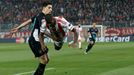 Arsenal's Hector Bellerin in action against Olympiakos' Seba REUTERS/Alkis Konstantinidis