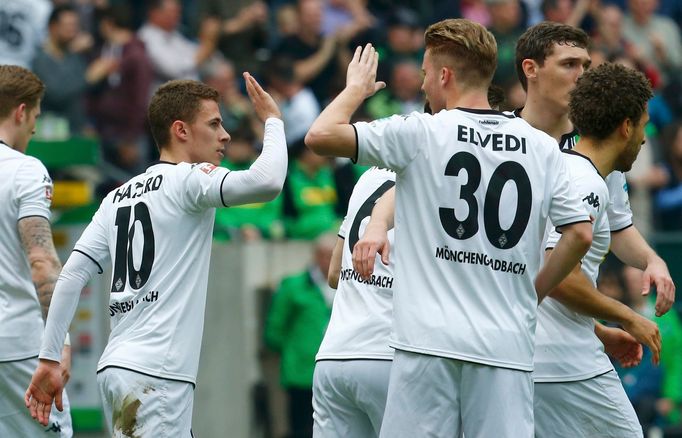 Radost hráčů Borussie Mönchengladbach