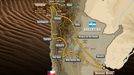 Rallye Dakar 2015: mapa