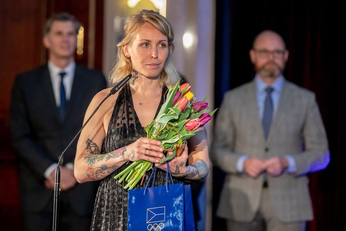 Martina Součková při předávání cen fair play 2019