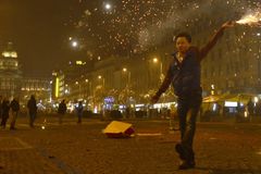 Česko slavilo nový rok, v centru Prahy se bavily tisíce lidí