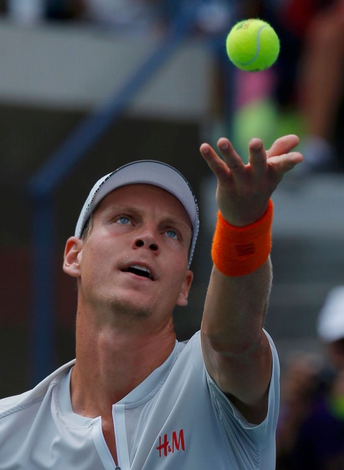 Tomáš Berdych na tenisovém US Open