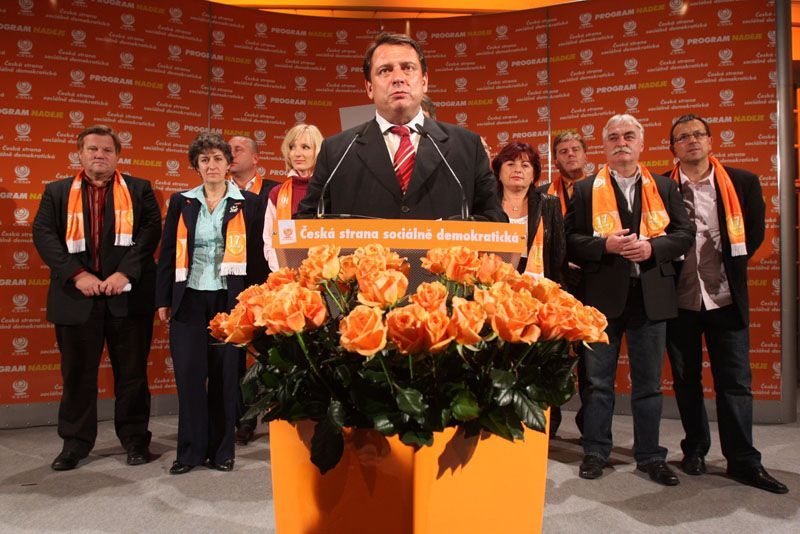 ČSSD vítězná, volby 2008