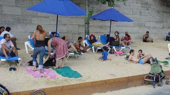 Pláž v centru Paříže