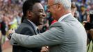 Soccer Aid 2016 Pelé a Ranieri