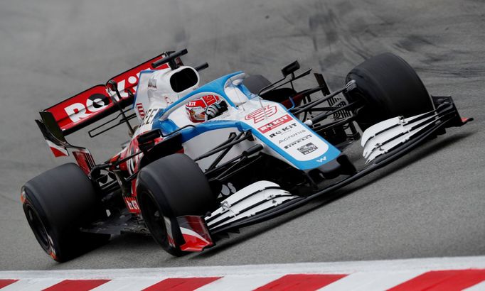 FILE PHOTO: Formula One F1 - Pre Season Testing - Circuit de Barcelona-Catalunya, Barcelona, Spain - February 28, 2020   Williams' George Russell in action during testing