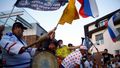 Oslavy vítězství Tadeje Pogačara na Tour de France 2020 v jeho rodném městečku