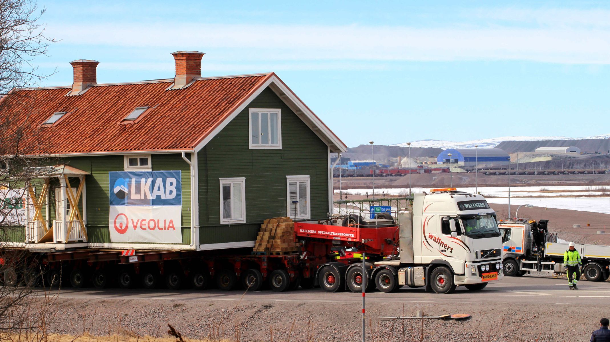 Kiruna - přesun domů