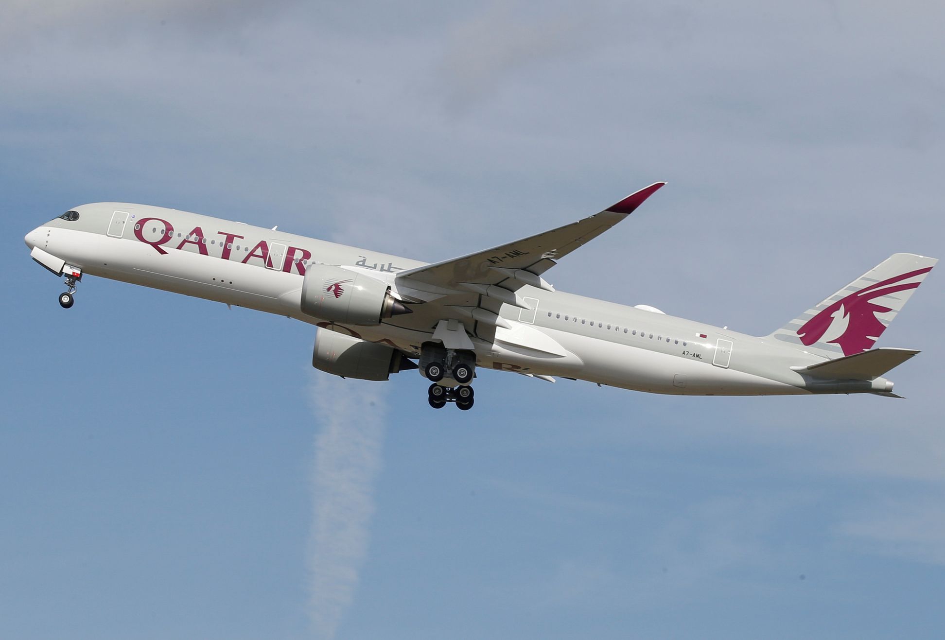 Letadlo aerolinií Qatar Airways