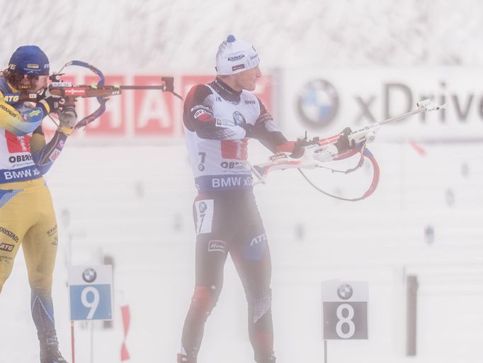 SP v biatlonu 2018/19, Oberhof, štafeta mužů: Ondřej Moravec