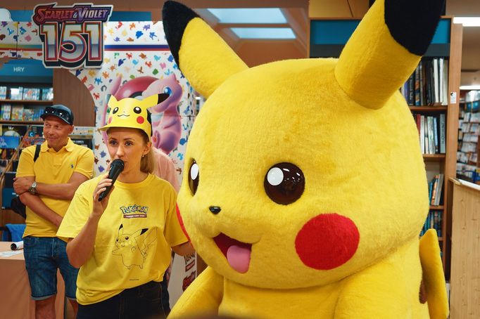 Otevření Pokemon shop in shopu v knihkupectví Luxor na Válavském náměstí v Praze