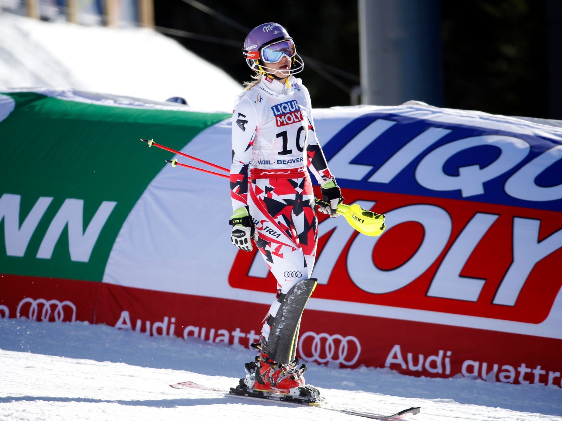 MS 2015, slalom: smutná Michaela Kirchgasserová