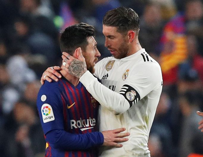 Dvě velké osobnosti slavných rivalů - Lionel Messi a Sergio Ramos