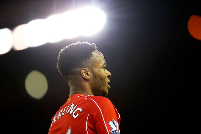 Raheem Sterling v dresu Liverpoolu