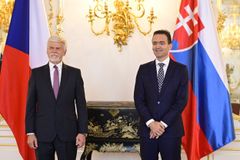 Po Fialovi jednal se slovenským premiérem Ódorem v Praze i prezident Pavel