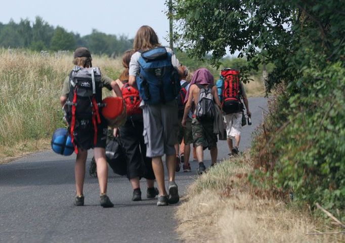 Cestou na Czechtek od obce Mašťov.