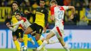 Tomáš Souček dává gól v zápase LM Borussia Dortmund - Slavia