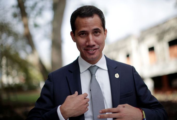 Lídr venezuelské opozice Juan Guaidó