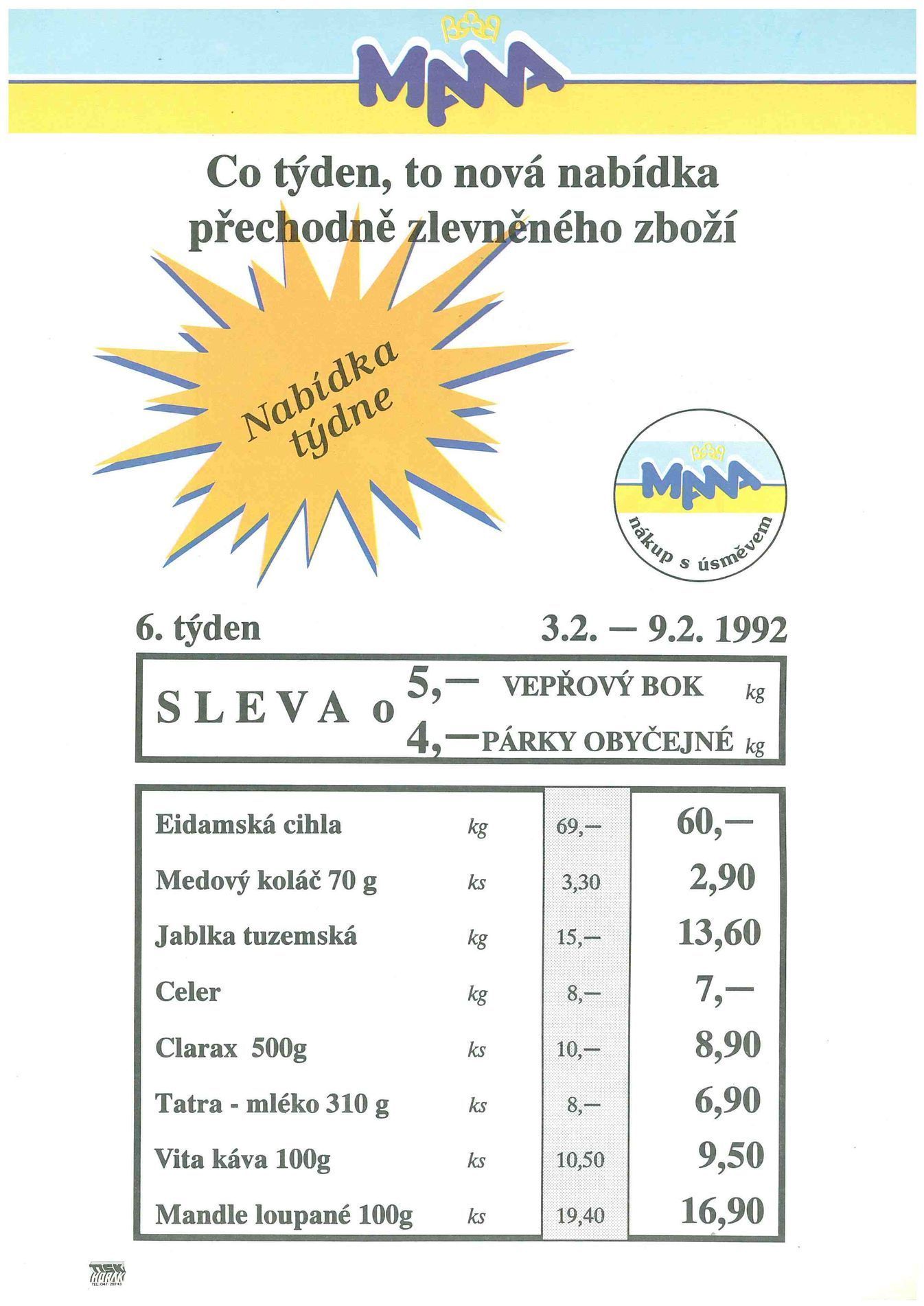 Leták - Mana