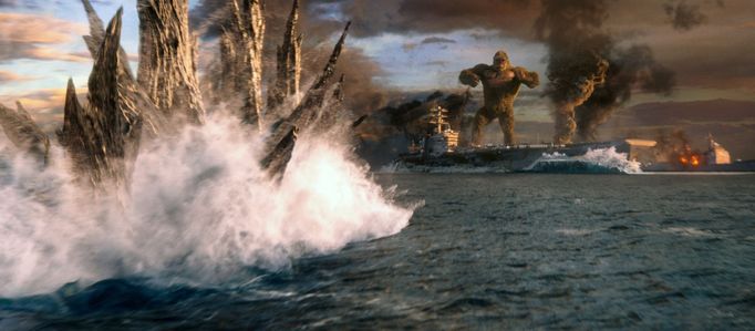 Na snímku jsou Godzilla a King Kong.