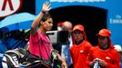 Rafael Nadal při prohraném čtvrtfinále Australian Open s Tomášem Berdychem.