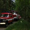 Požár v Kyjovském údolí v Národním parku České Švýcarsko