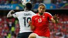 Euro 2016, Švýcarsko-Francie: Ricardo Rodriguez - Bakary Sagna