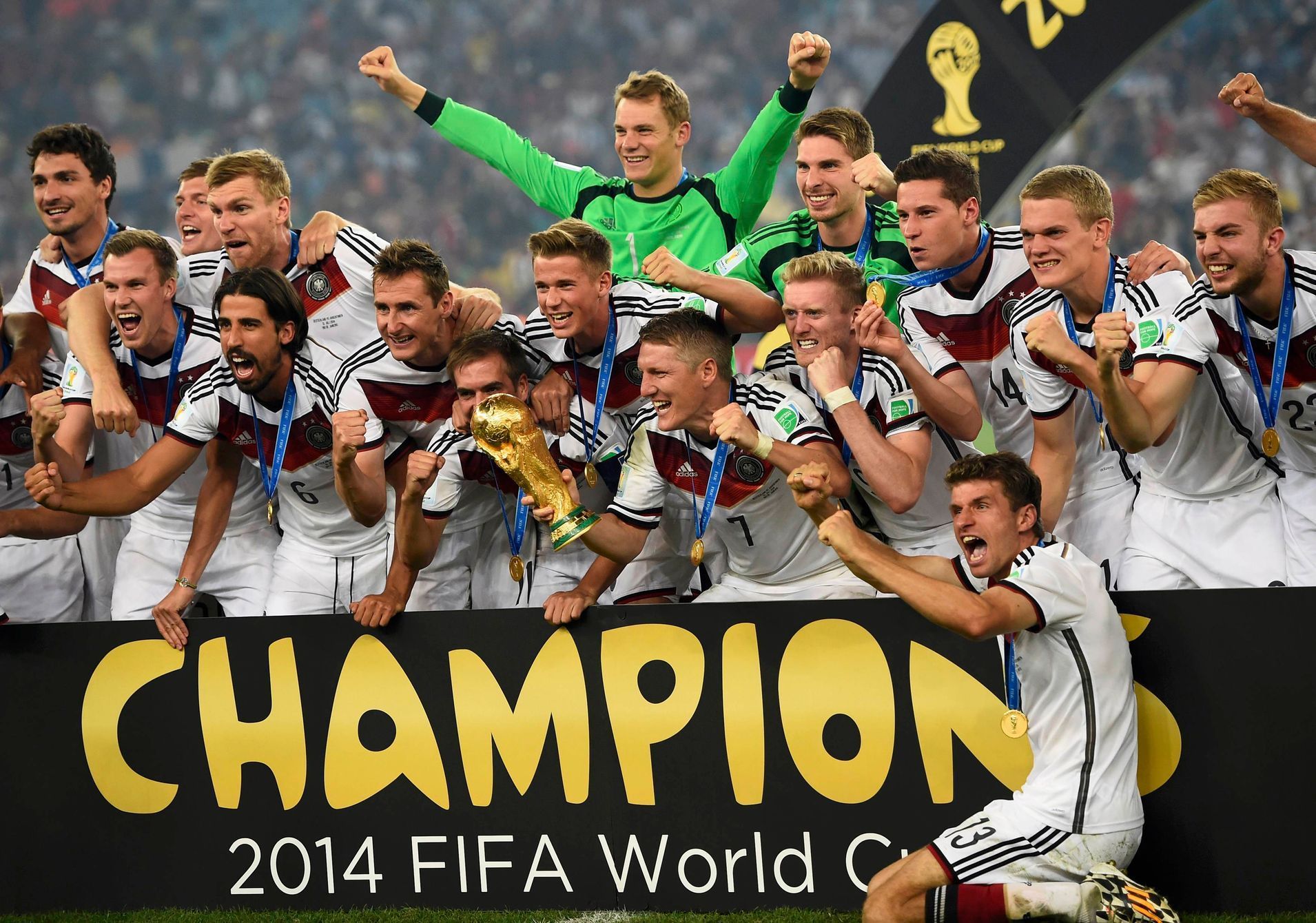 Fotbalisté Německa mistry světa 2014