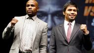 Konečně se setkali tváří v tvář! Floyd Mayweather a Manny Pacquiao absolvovali ve středu první vzájemnou tiskovou konferenci.