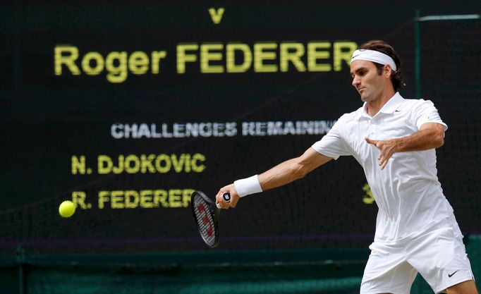 Roger Federer na Wimbledonu 2014